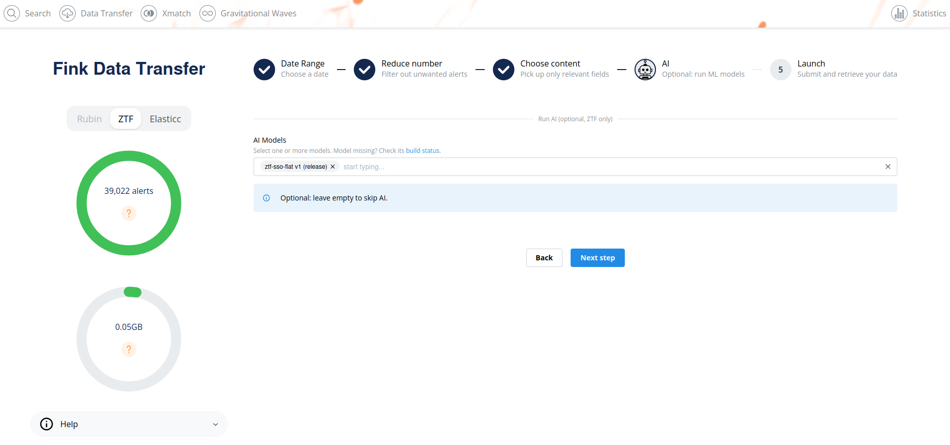 Step 4 - AI models