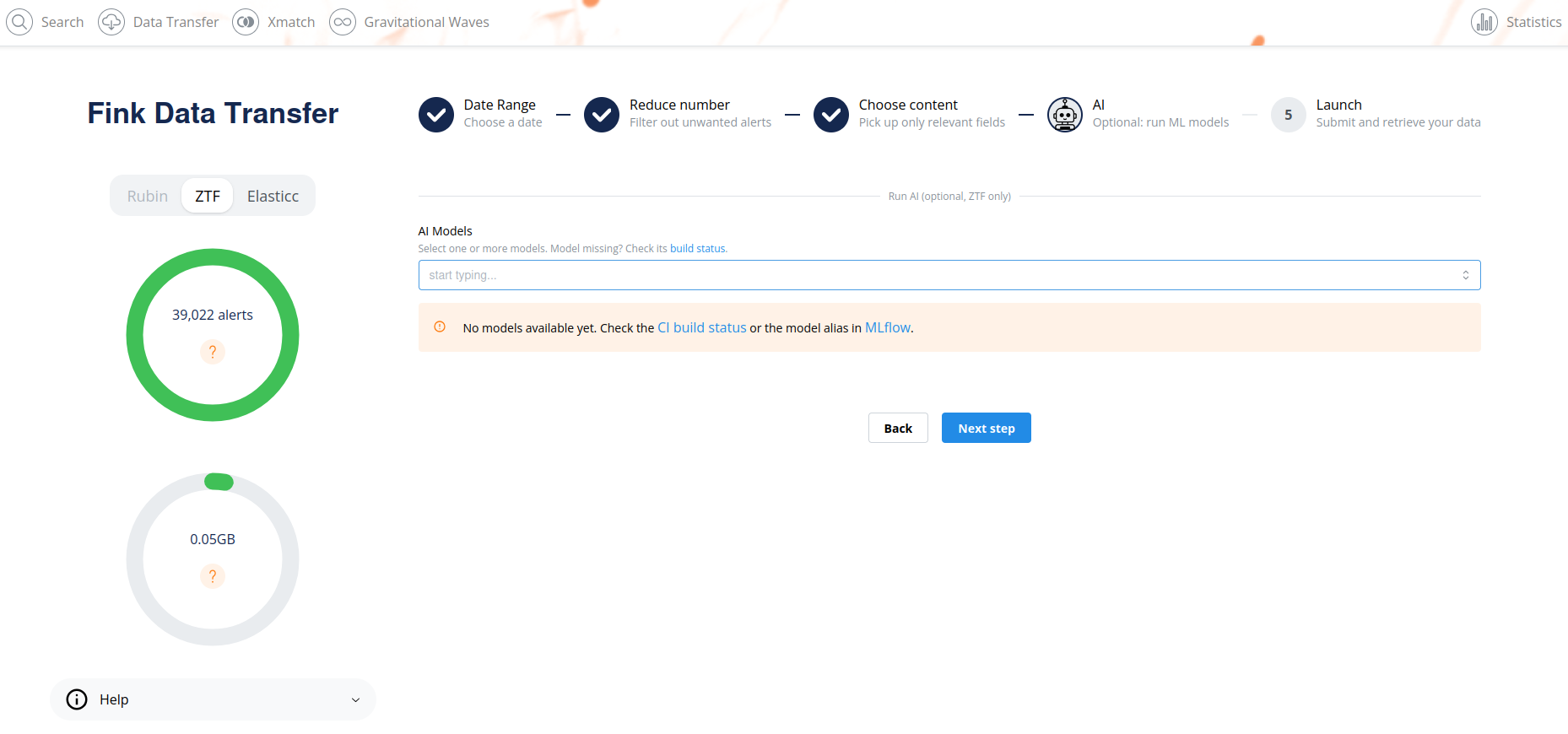 Step 4 - No model available